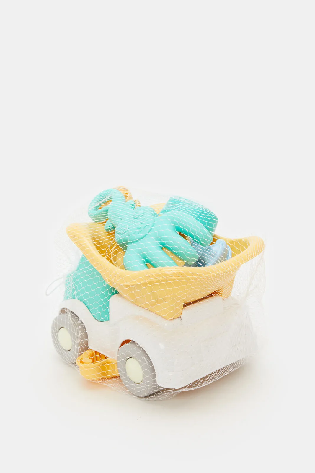 Yellow And Blue Beach Toy Set (7 Piece)