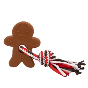 Zippy Paws Christmas ZippyTuff Teether Gingerbread Man Puppy Dog Toy***